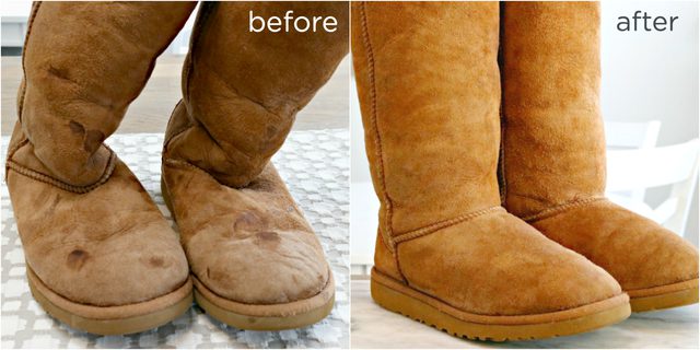 ugg cleaning example